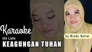 Keagungan Tuhan - Ida Laila | Karaoke duet bareng Rinda Salim