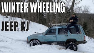 Jeep Xj Winter Wheeling