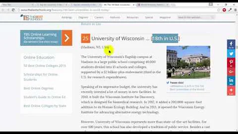 13. Top 30 University In world