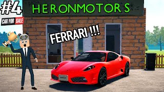 Ferrari Aldım! Galerimi Büyüttüm - Car For Sale Simulator 2023 4. Bölüm