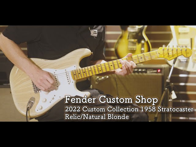 FENDER CUSTOM SHOP 2022 Custom Collection 1958 Stratocaster Relic/Natural  Blonde【S/N:CZ566611】