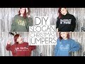 DIY EASY CRICUT CRAFTS SLOGAN CHRISTMAS JUMPERS | Cricut Explore Air 2