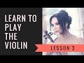 Learn the violin online  lesson 330  names of strings  other notes