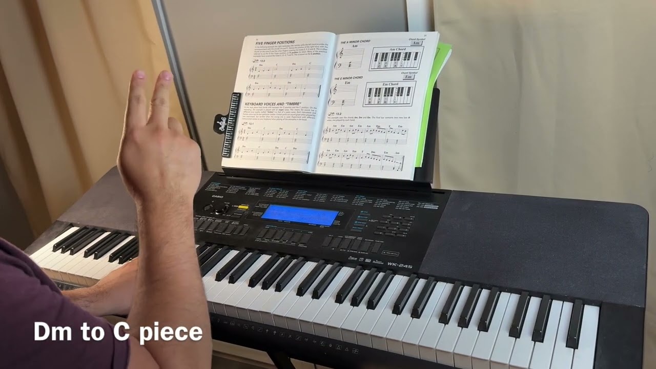 Lesson 8 | Beginner Piano Journey – Learning from Scratch on Casio Keyboard