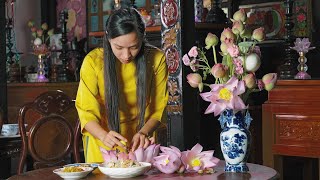 The Unique Banana Pith & Lotus Root Salad I Made for My Friend's Wedding 【Vietnam ShihYi】