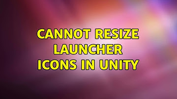 Ubuntu: Cannot resize launcher icons in Unity