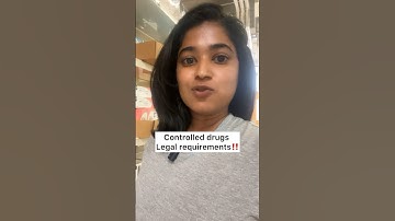 Controlled drugs prescriptions legal requirements #shorts#pharmacy