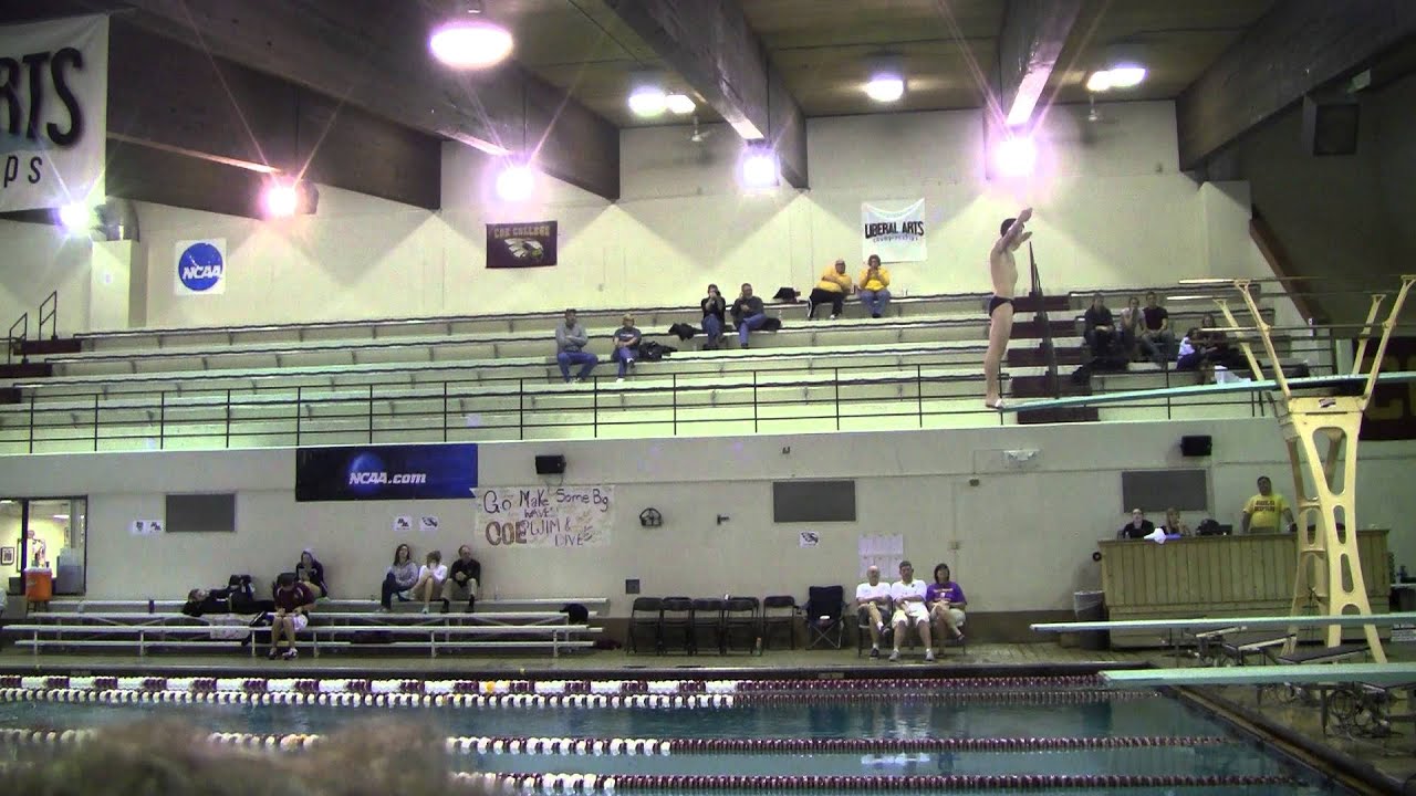 Connor 201B Dive 3M Prelims Liberal Arts Principia at Coe College