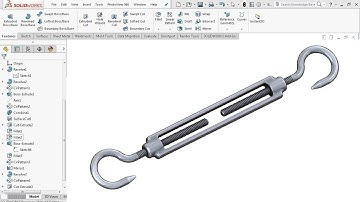 Turnbuckle - Solidworks Assembly