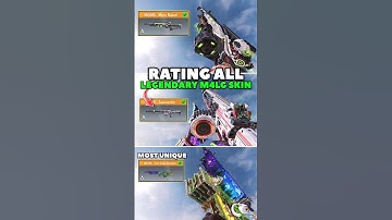 Rating all Legendary M4LMG skin in CODM