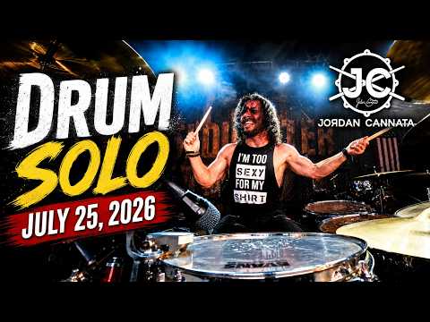 Jordan Cannata - Drum Solo - Sterling Heights, MI (7/25/26) - Slaughter