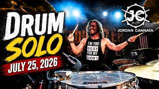 Jordan Cannata - Drum Solo - Sterling Heights, MI (7/25/26) - Slaughter