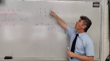 PreCalculus - Using Determinants to Test for Collinear Points
