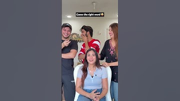 Guess the right word challenge🤪 #tanshi #shorts #challenge