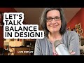 Balance in card and scrapbook page design