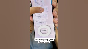 Stop swiping up your Group Chats!