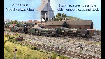 Steam era running sessions on the club O Gauge layout. JD-VC059