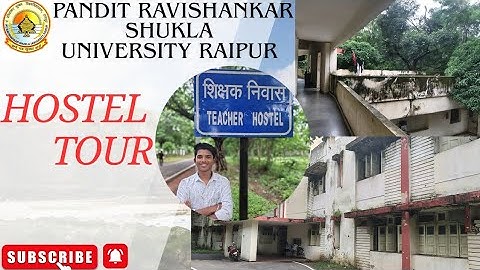 Pandit Ravishankar Shukla University Hostel Tour / PRSU Hostel