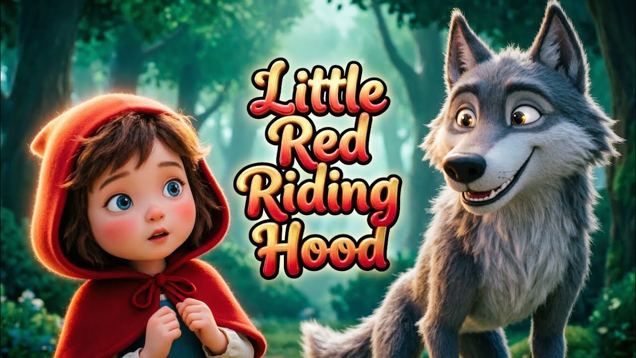 Little Red Riding Hood Story for Kids | 3D Moral Fairy Tale in English