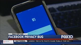Facebook privacy bug