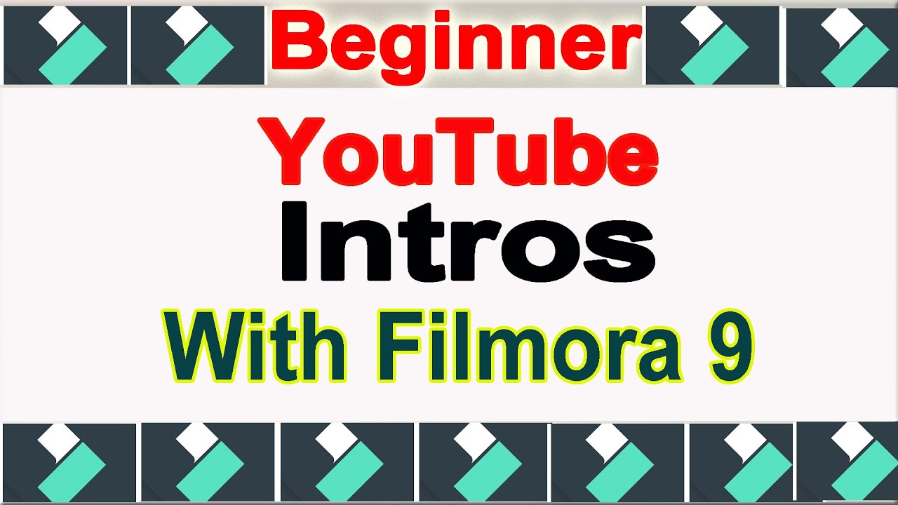 how to create YouTube Channel Intro in Filmora in 5 minute||Technical ...