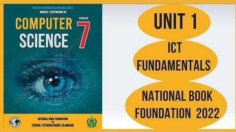 Class 7 computer chapter 1| ICT Fundamentals|NBF