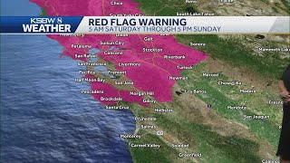 Meteorologist Gina De Vecchio on fire weather watch