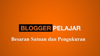 Pembelajaran fisika: besaran satuan dan ...