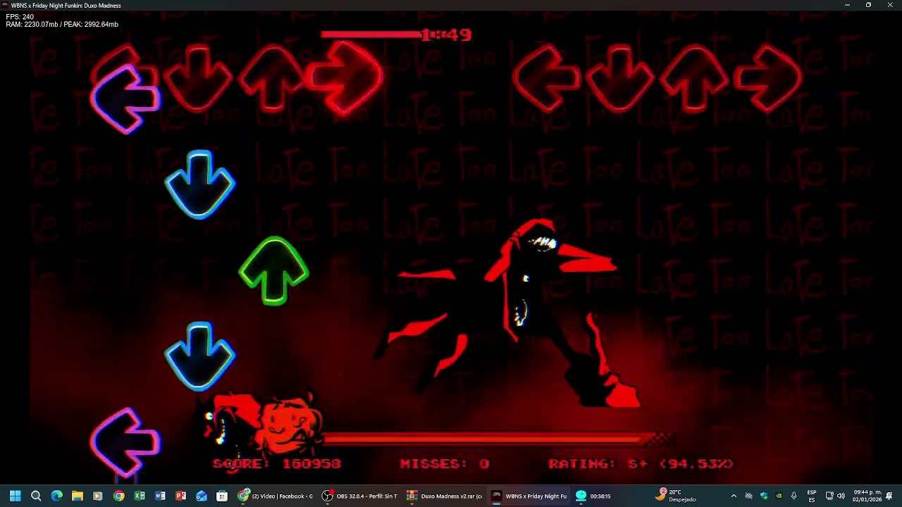 Friday Night Funkin' Wbns X FNF Duxo Madnss Takeover Version 2.0 (Nightmare)