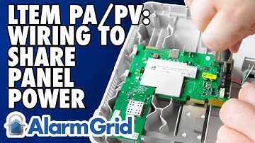 LTEM PA/PV: Wiring to Share Panel Power