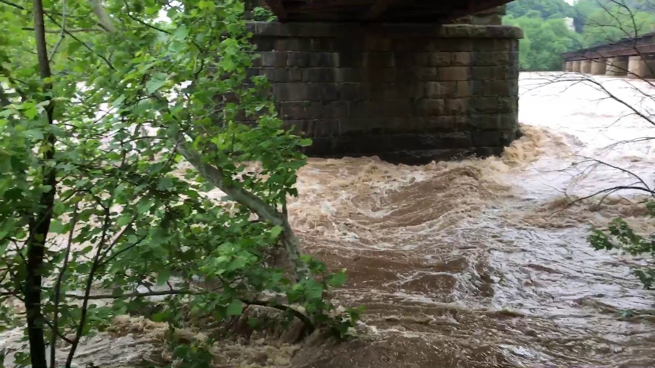 Flooding of Potomac River at Harpers Ferry 6/4/2018 YouTube