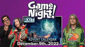 GameNight! 24 Days of Advent - Exit: The Game – Advent Calendar: The Mystery of the Ice Cave Dec. 9