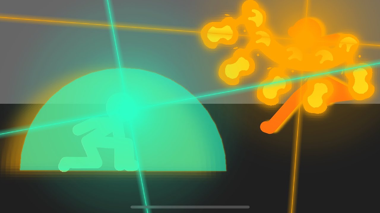 Fire vs Energy Creation (WIP animation!)