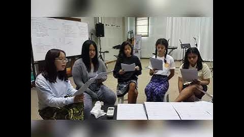 MYP Year 10 Vocal Class Practice Nina Bobo Song