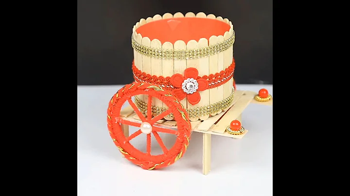 Beautiful Flower Vase DIY Idea From Waste Material 💡🏺💐 #diy #flowervase #handmade