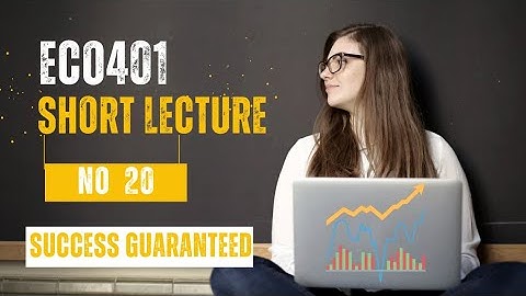 ECO401 Short Lecture 20 Market Structure
