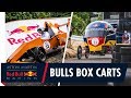 Max Verstappen and Alex Albon's Red Bull Box Cart Designs Hit The Streets of Tokyo!