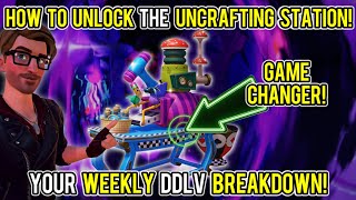 How to Unlock the Uncrafting Station! | Your Weekly DDLV Breakdown! | Disney Dreamlight Valley