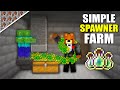 Minecraft Easy Zombie & Skeleton Mob Spawner XP Farm | Tutorial 1.16+