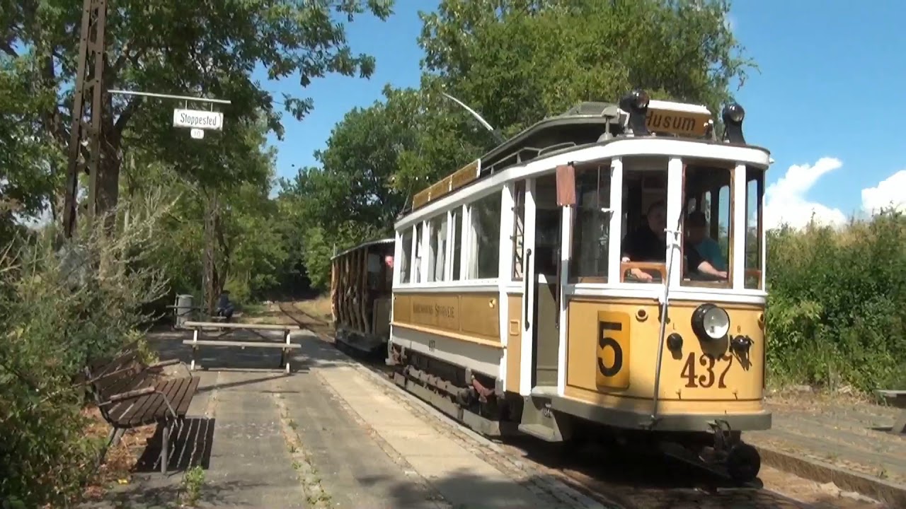 Fahrtag 2018 im Straßenbahnmuseum Skjoldenæsholm am 28.7.2018