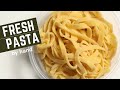 MAKE YOUR OWN PASTA | Handmade Tagliarini from scratch with spicy smoky tomato sauce