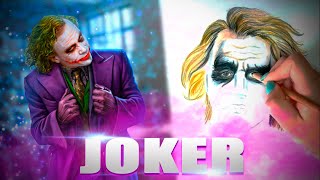 Рисуем Джокера Хита Леджера | Drawing Joker Heath Ledger [TimeArt]