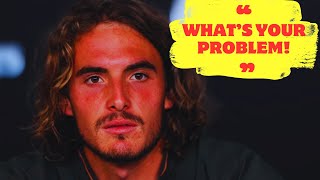 Stefanos Tistsipas ANGRY At Reporters - Italian Open 2024