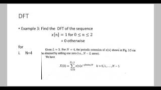 Lecture 5: Module 1(EE407 Digital Signal Processing)