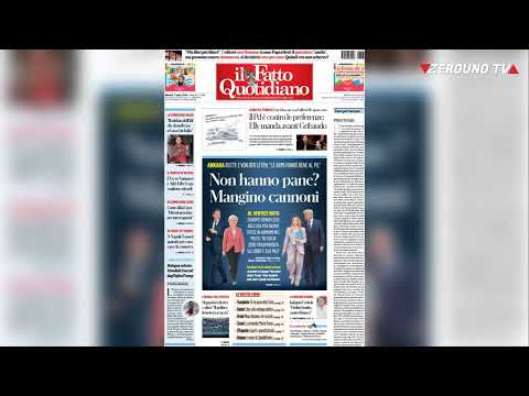Video LE PRIME PAGINE DEI QUOTIDIANI – 7 LUGLIO 2026