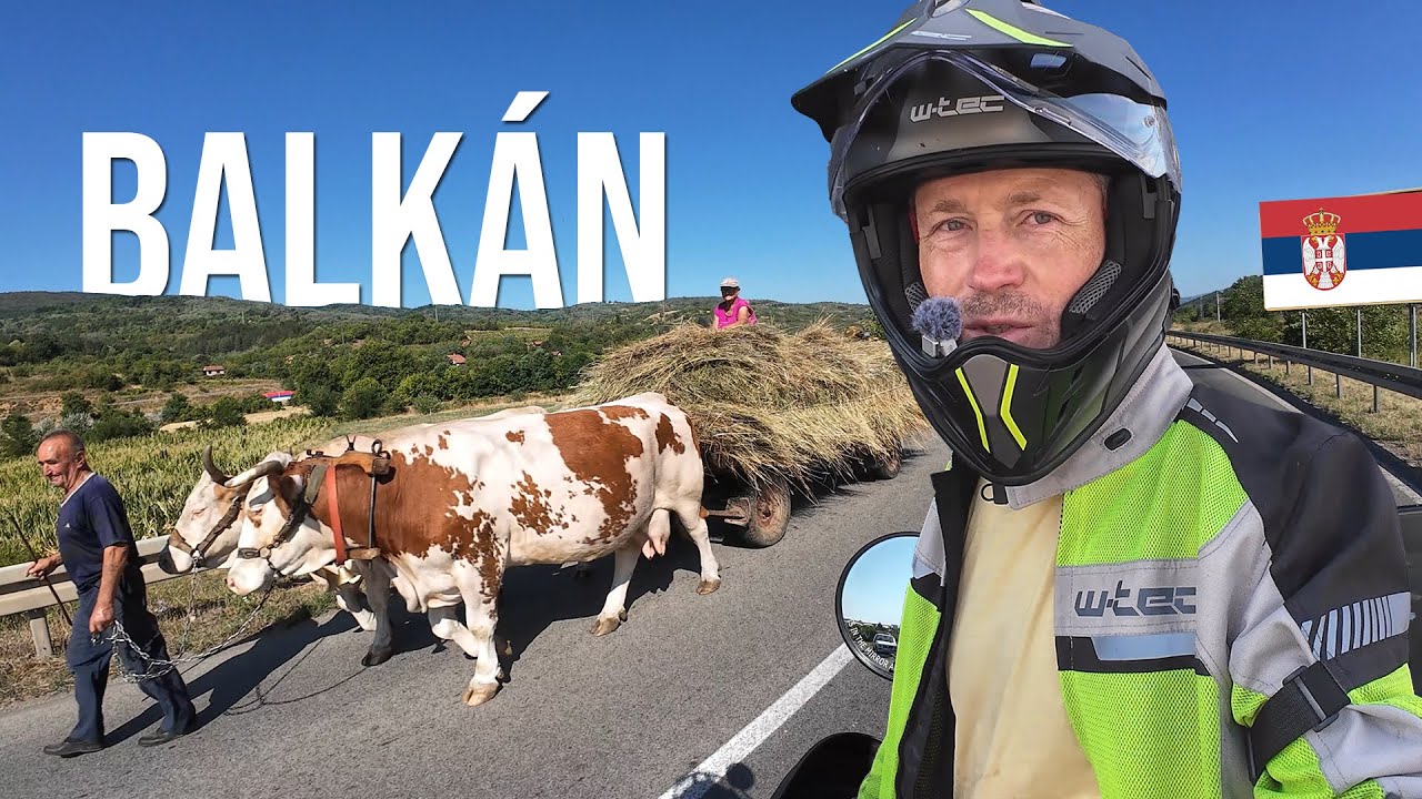 🇷🇸 Tohle jsem v SRBSKU nečekal (kravský povoz na dálnici)