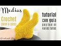 Aprende a tejer medias a crochet paso a paso | Handwork Diy