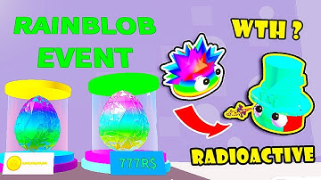 NEW UPDATE!! RAINBOW EGGS & WHAT HAPPEN WHEN MAKE RADIOACTIVE PETS In BLOB SIMULATOR 2! [Roblox]