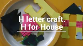 Vaatsalya | Craft letter H | Kids