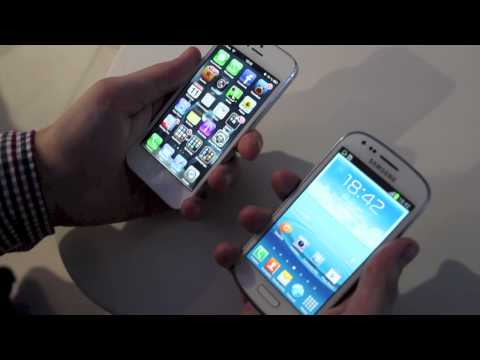 Video: Unterschied Zwischen Samsung Galaxy S3 Mini Und Apple IPhone 5